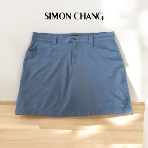 NWOT, Simon Chang, Elegant Skort With Pockets, Size 10, Gray